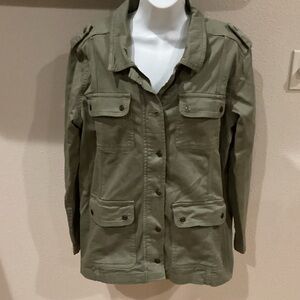 Kensie Utility Jacket in Olive